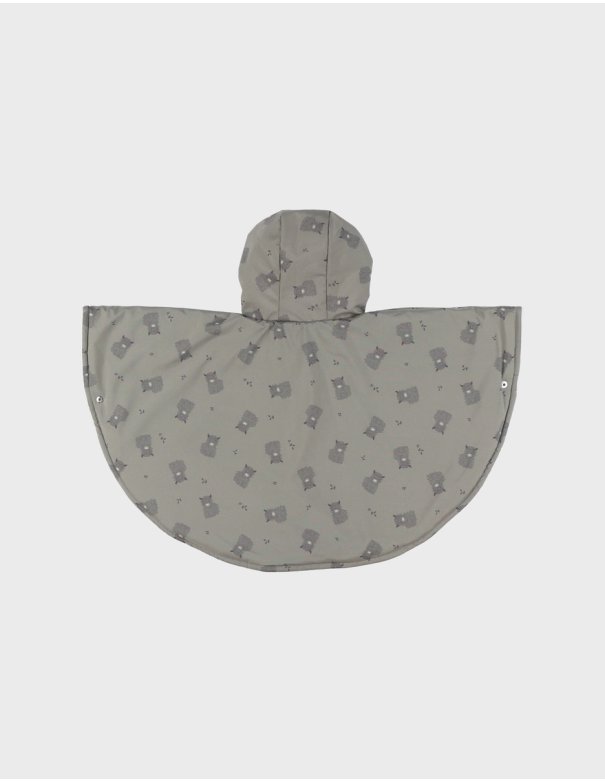 Poncho imperméable doublure Groloudoux® kaki - Noukie's