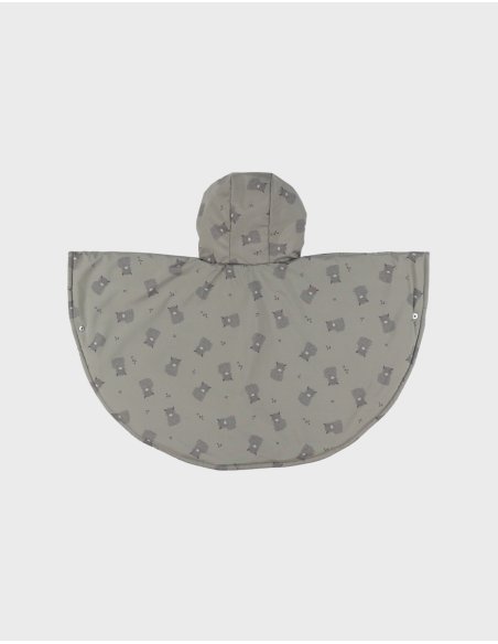 Poncho imperméable doublure Groloudoux® kaki - Noukie's