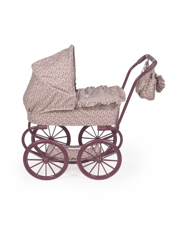 Landeau grandes roues cherry fleurs -...