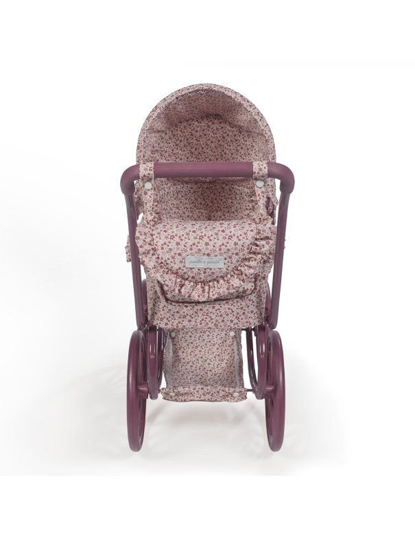 Landeau grandes roues cherry fleurs - Pasito a pasito