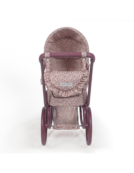 Landeau grandes roues cherry fleurs - Pasito a pasito