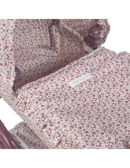 Landeau grandes roues cherry fleurs - Pasito a pasito