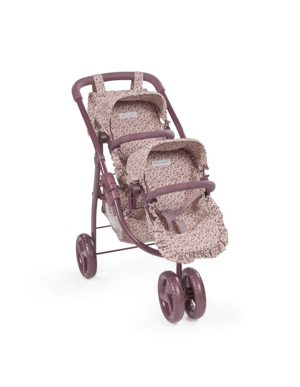 Landeau jumeau cherry fleurs - Pasito...