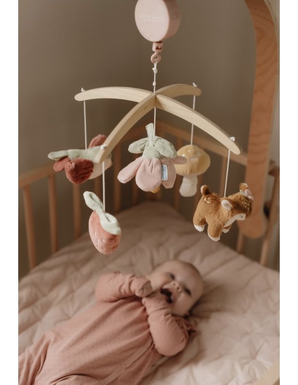 Mobile musical en bois Fairy Garden -...