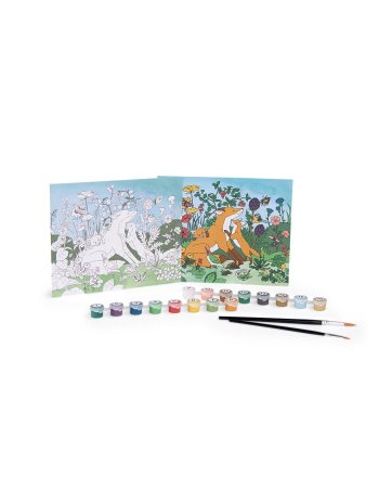 Peintures au numéro -Le jardinier - Le jardin du Moulin - 2