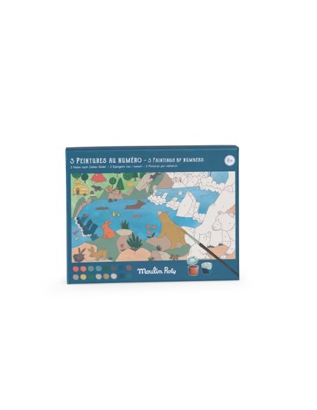 Peintures au numéro L'explorateur - Moulin Roty