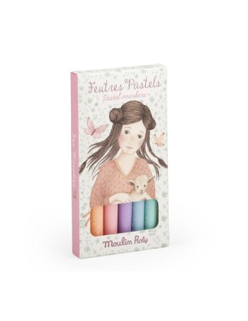 6 feutres pastels - Moulin Roty 2