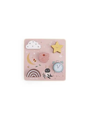 Puzzle encastrable sensoriel - Moulin Roty
