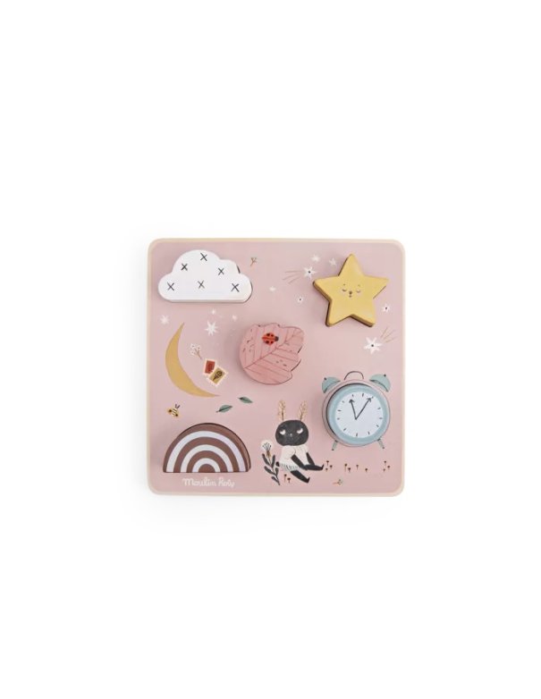 Puzzle encastrable sensoriel - Moulin Roty