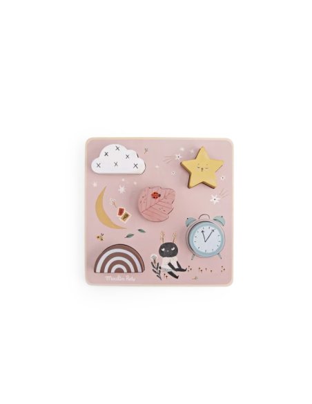 Puzzle encastrable sensoriel - Moulin Roty