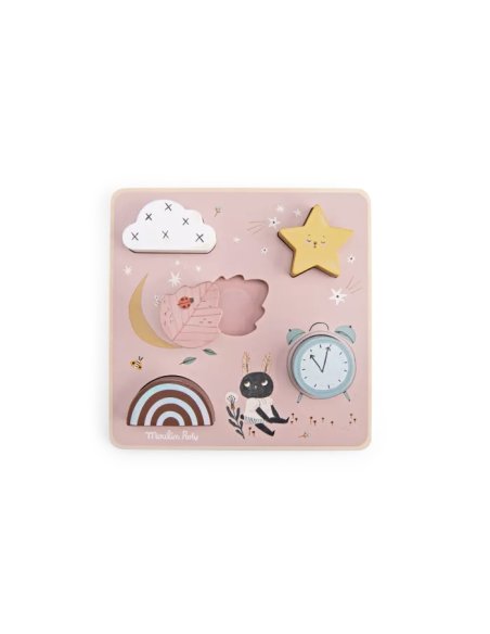 Puzzle encastrable sensoriel - Moulin Roty
