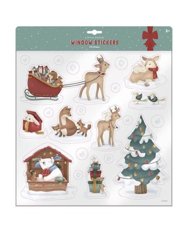 Autocollants de fenêtre - Noël - Little Dutch