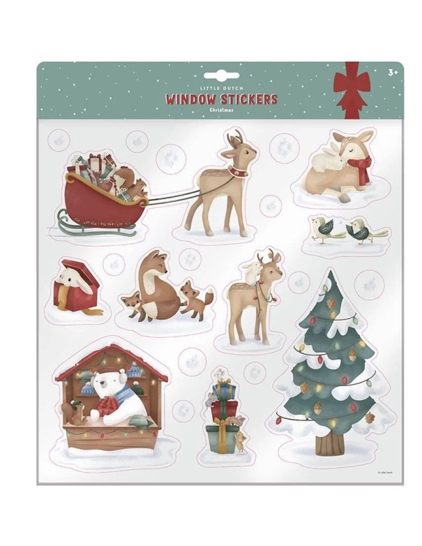 Autocollants de fenêtre - Noël - Little Dutch