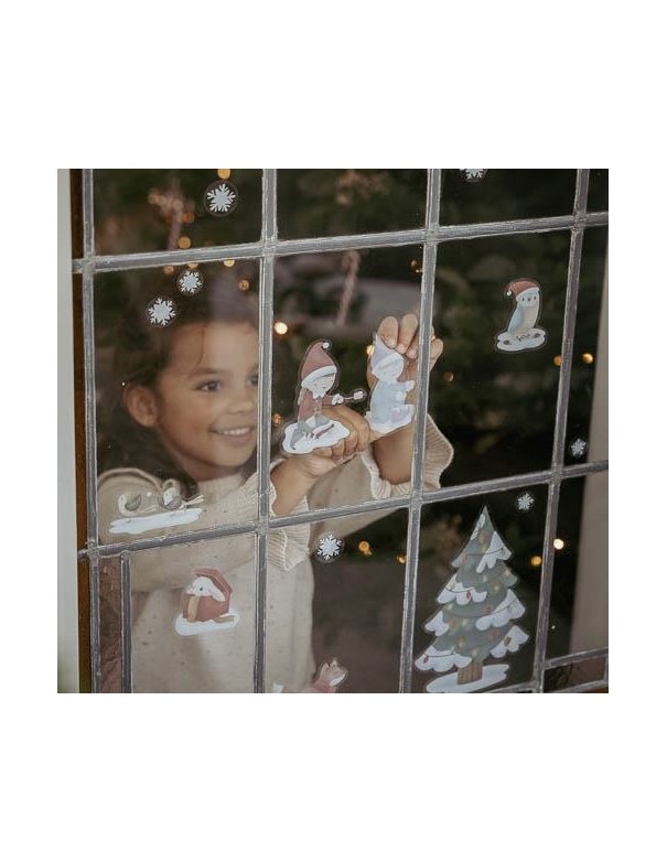 Autocollants de fenêtre - Noël - Little Dutch
