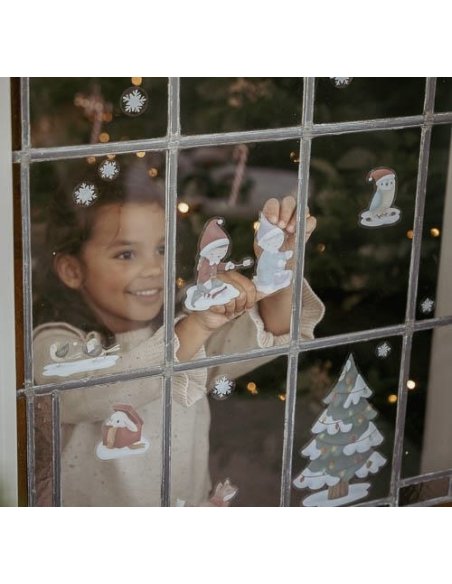 Autocollants de fenêtre - Noël - Little Dutch