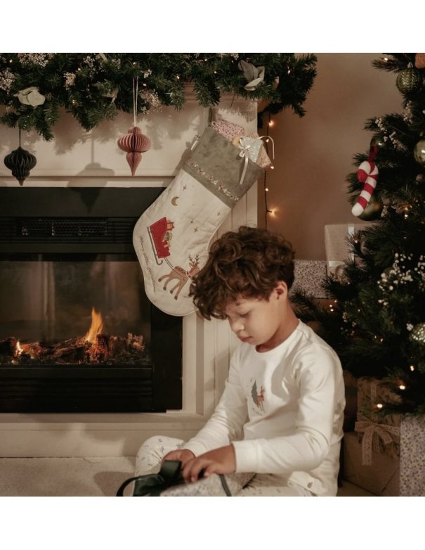 Chaussette de Noël personnalisable -...