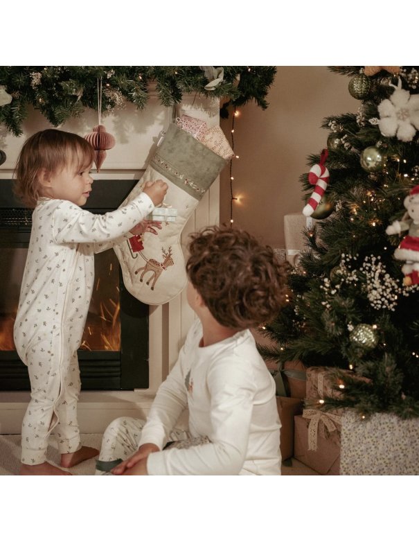 Chaussette de Noël personnalisable -...