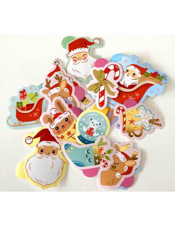 Pochette de 100 gommettes - Noël - Auzou