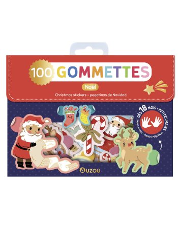 Pochette de 100 gommettes - Noël - Auzou