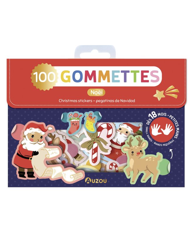 Pochette de 100 gommettes - Noël - Auzou