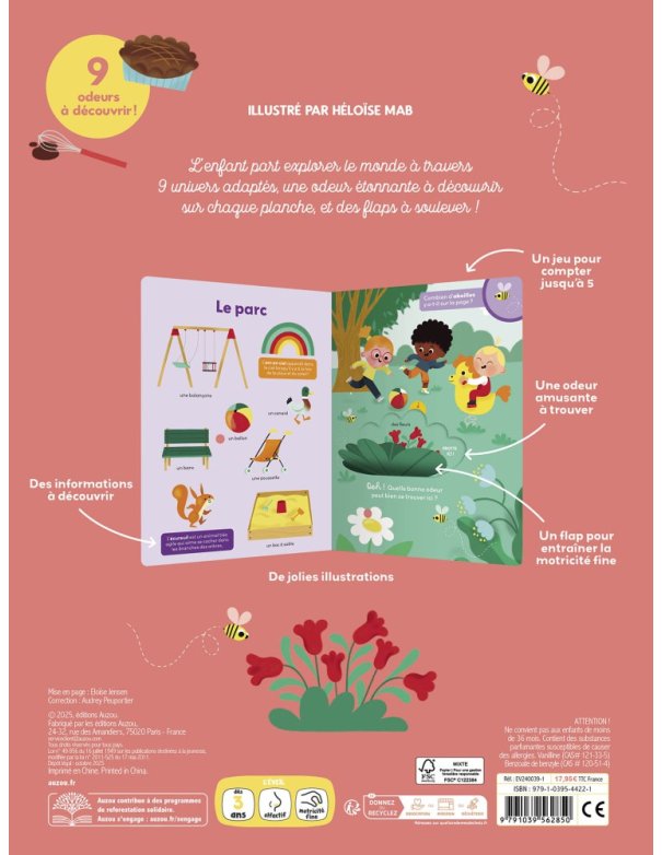 Mon grand livre des odeurs - Auzou
