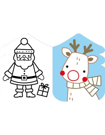 Je colorie sans dépasser - Noël - Auzou 2