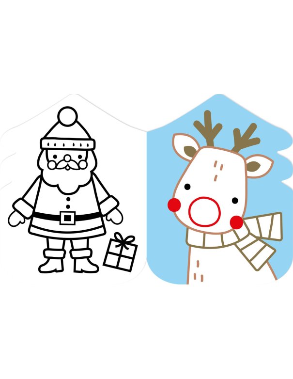 Je colorie sans dépasser - Noël - Auzou