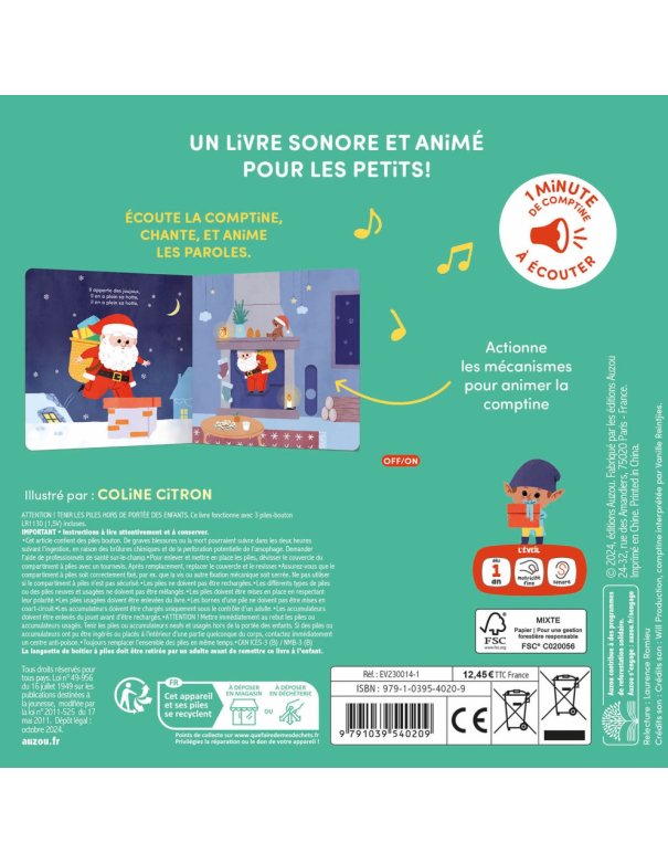 Livre - Ma comptine de Noël - l'as-tu...