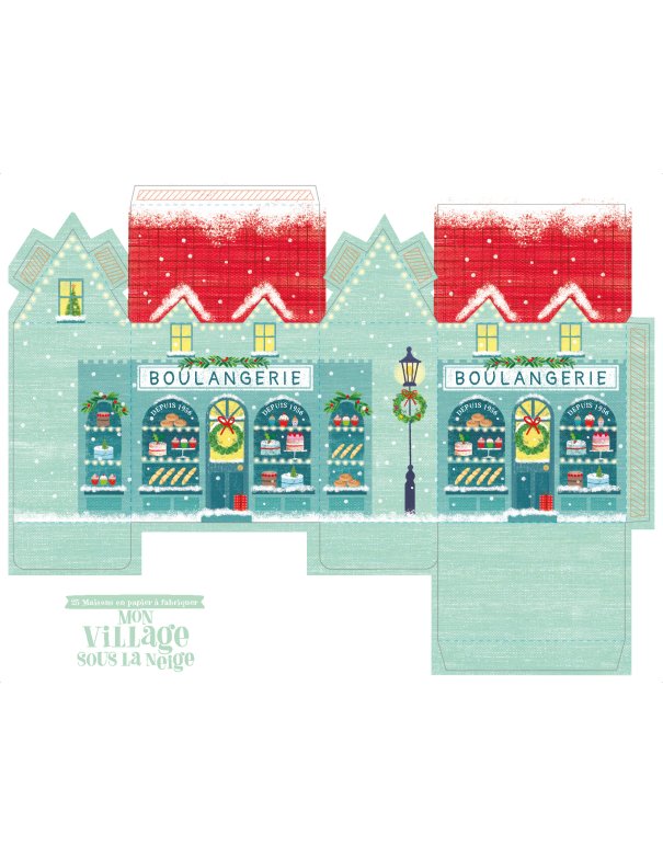 Mon village de Noël sous la neige –...