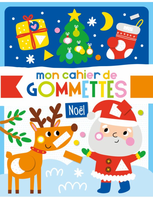 Mon cahier de gommettes – Noël -...