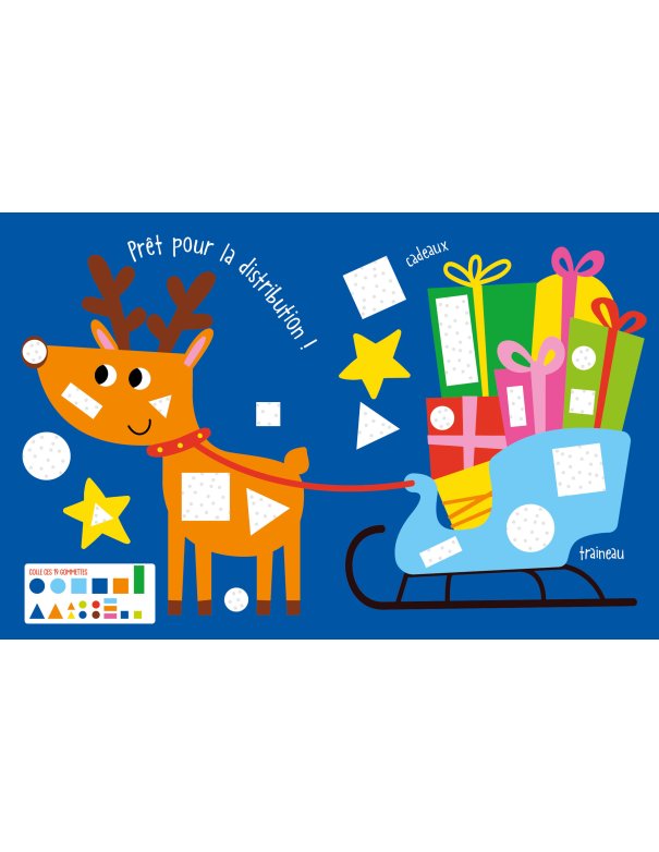 Mon cahier de gommettes – Noël -...