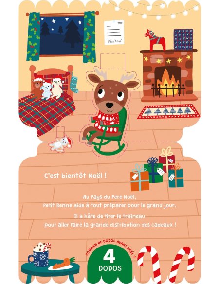 Livre - Combien de dodos avant Noël? - Auzou