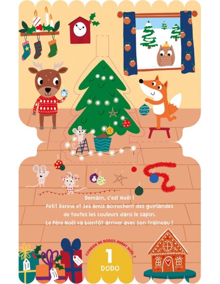 Livre - Combien de dodos avant Noël? - Auzou