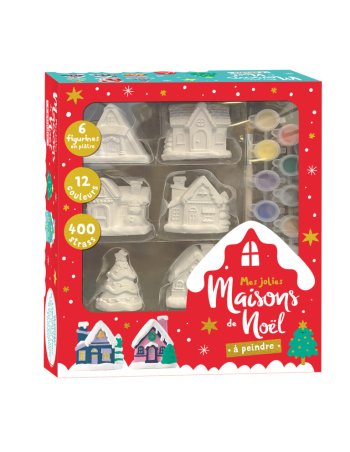 Mes jolies maisons de Noël à peindre - 1,2,3 soleil