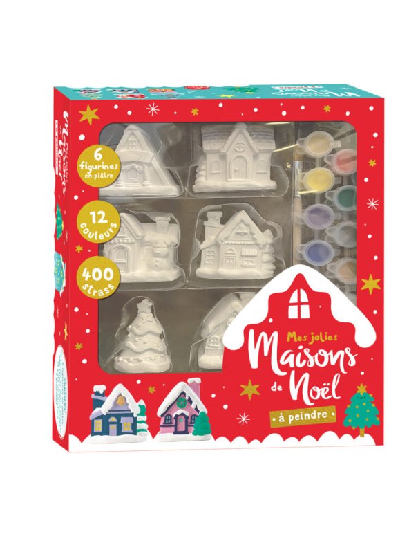 Mes jolies maisons de Noël à peindre...