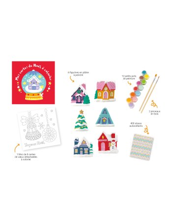 Mes jolies maisons de Noël à peindre - 1,2,3 soleil 2