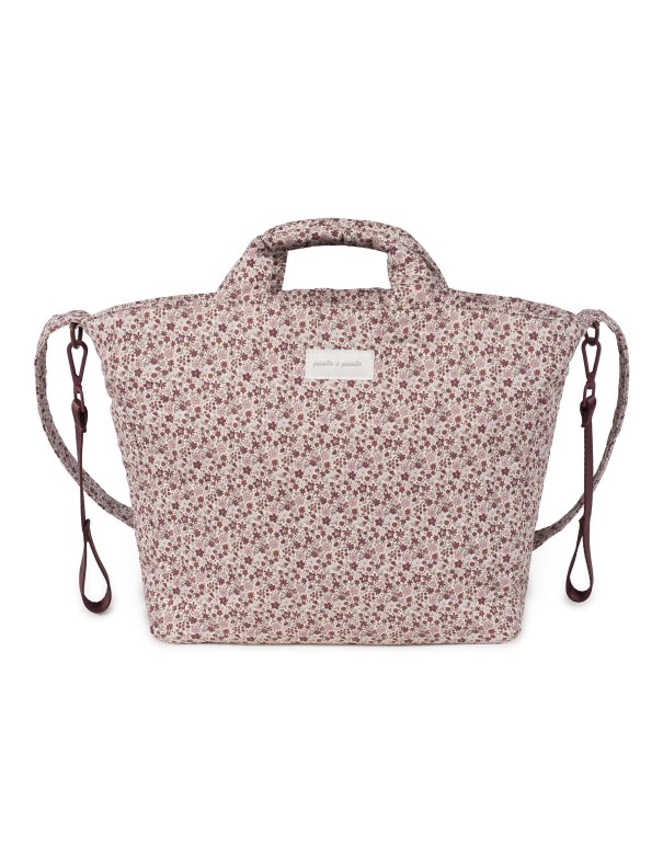 Sac à langer cherry fleurs - Pasito a...