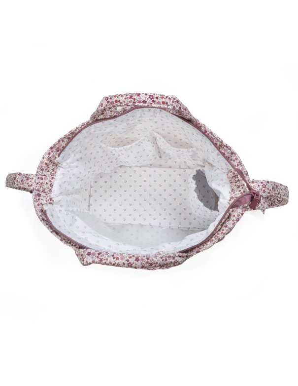 Sac à langer cherry fleurs - Pasito a...