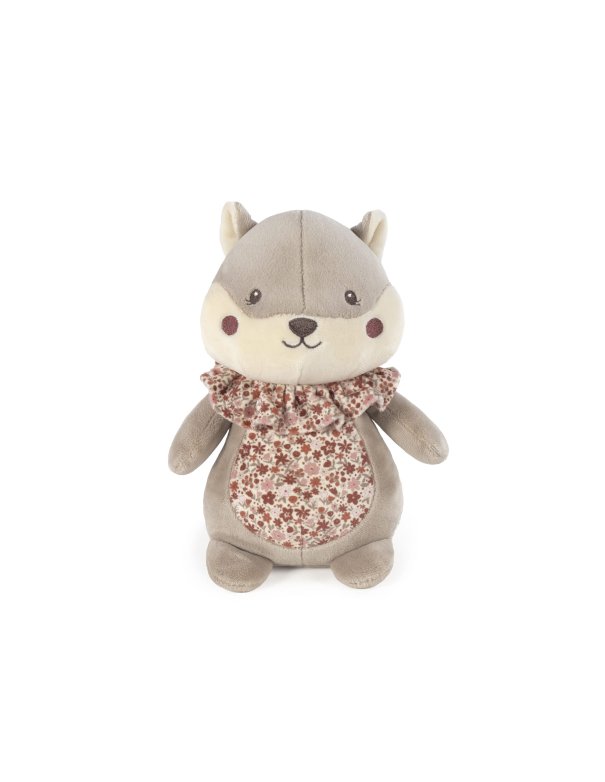 Ecureuil en peluche cherry fleurs -...