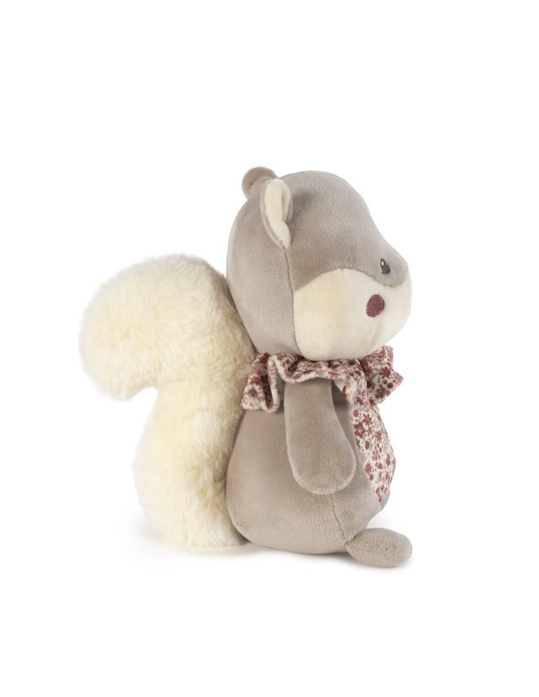Ecureuil en peluche cherry fleurs -...