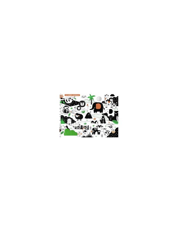 Mon grand livre d'éveil en noir et...