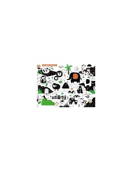 Mon grand livre d'éveil en noir et blanc - Auzou