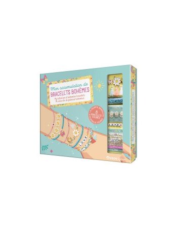 Accumulation de bracelets bohème - Auzou