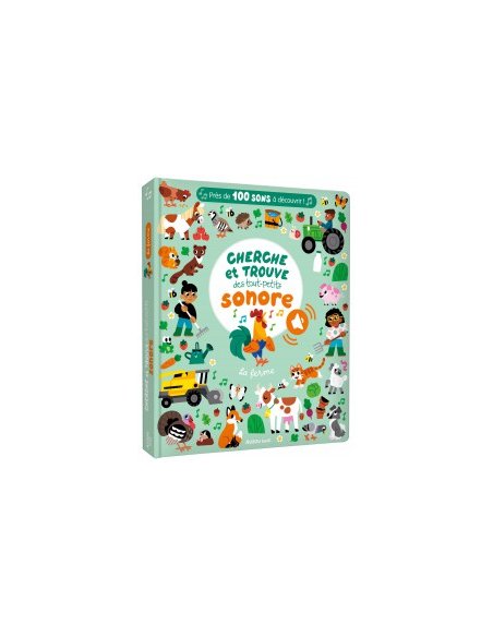 Cherche et trouve tout petit sonore ferme - Auzou