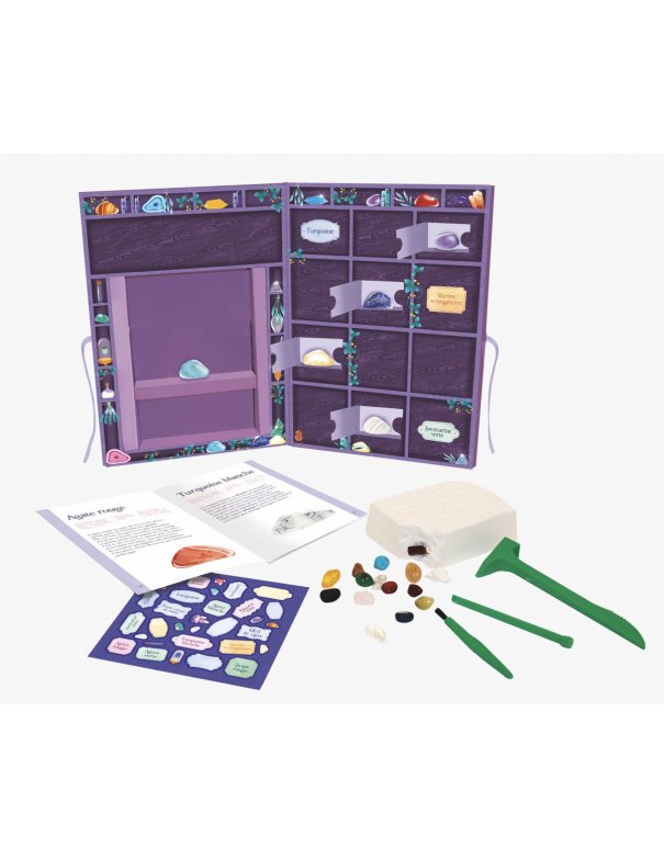 Ma bibliothèque de cristaux et...