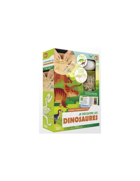 Coffret - Je découvre les dinosaures - Auzou Lab'