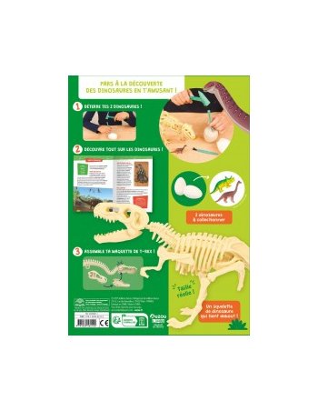 Coffret - Je découvre les dinosaures - Auzou Lab' 2