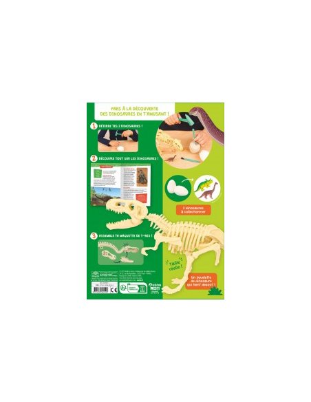 Coffret - Je découvre les dinosaures - Auzou Lab'