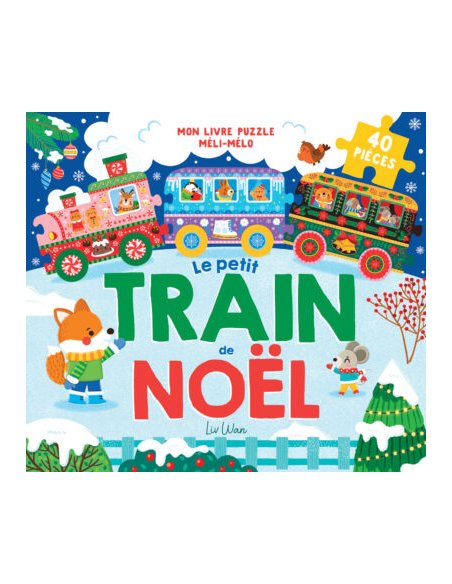 Livre Le petit train de noël - 1,2,3 soleil