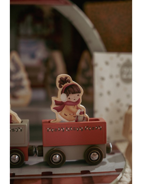 Calendrier de l'avent avec circuit de train - Little Dutch